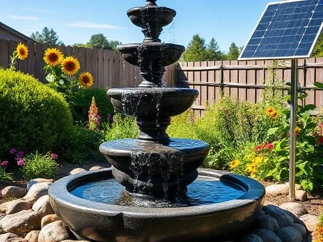 Solar Energy Water Fountains: Turn Sunlight into Serenity