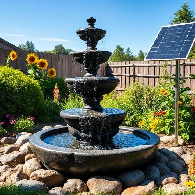 Solar Energy Water Fountains: Turn Sunlight into Serenity